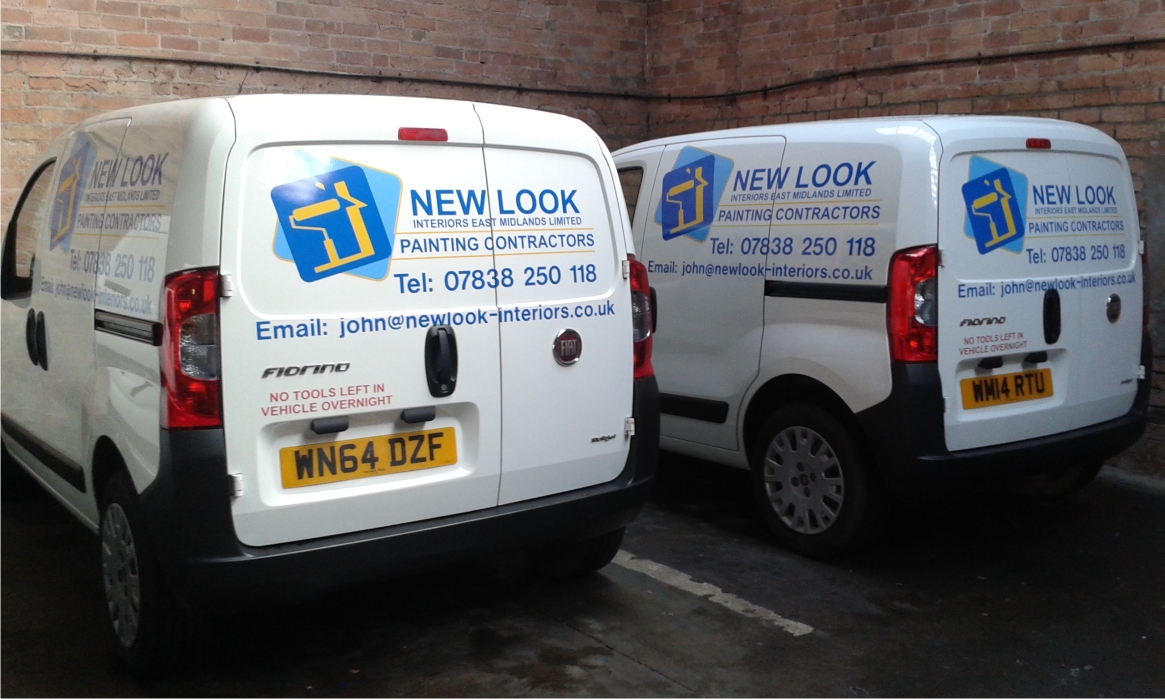 New Look Interiors vinyl graphics