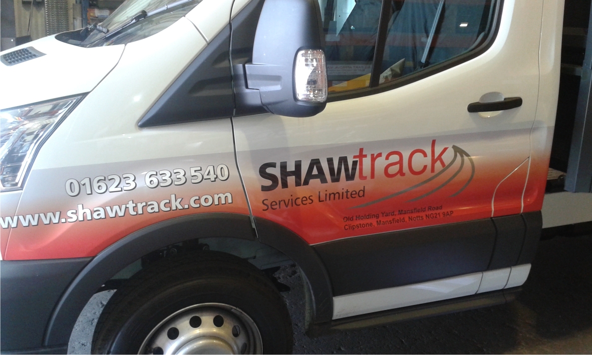 Shawtrack digitally printed vehicle graphics