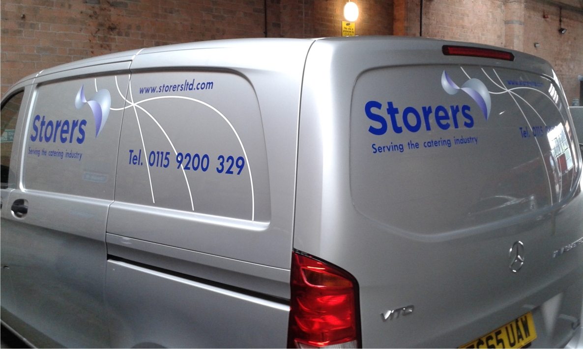 Storers Vito vehicle graphics