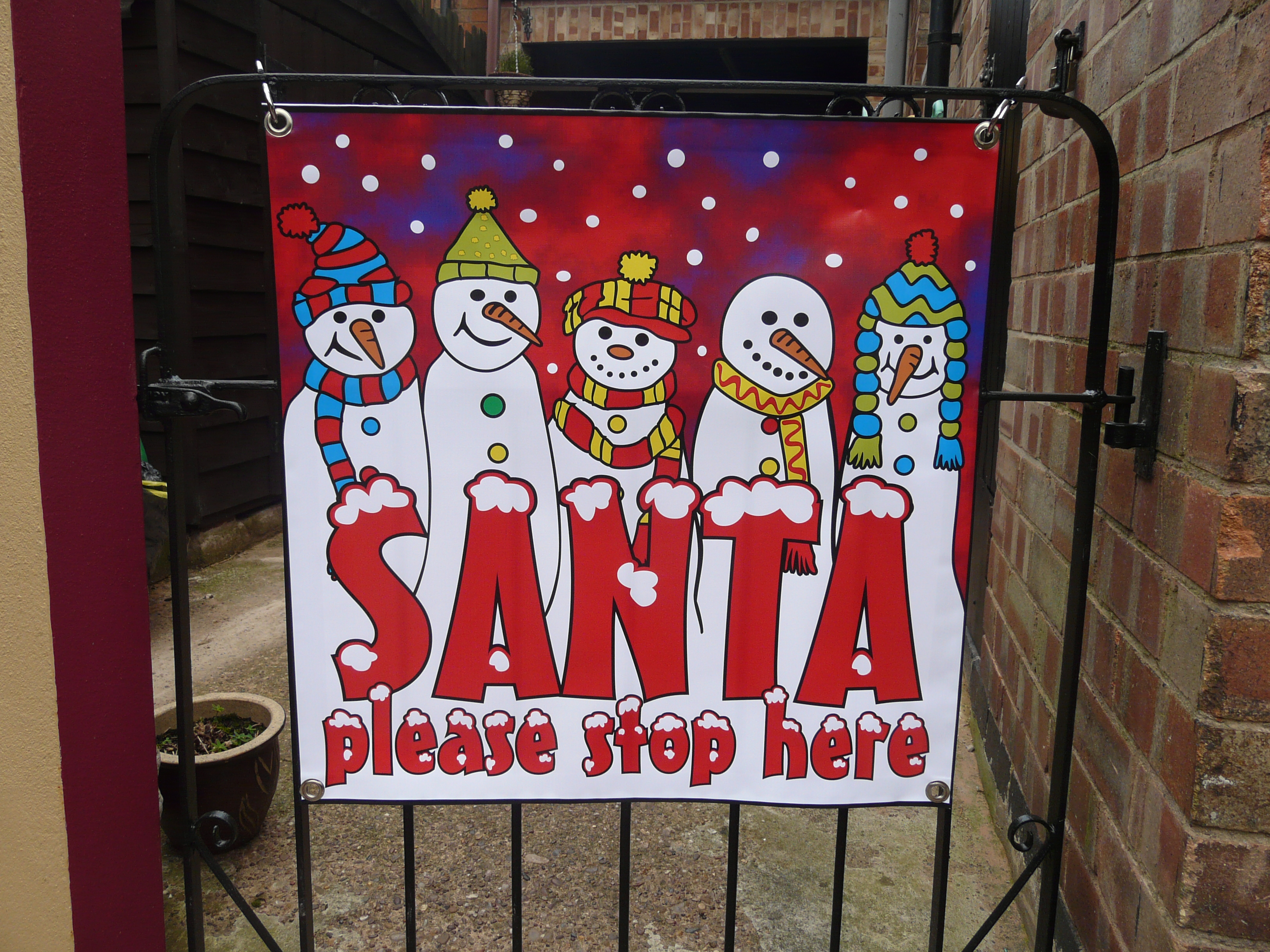 Childrens christmas banner