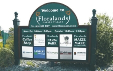 FloraLands Enterance Sign
