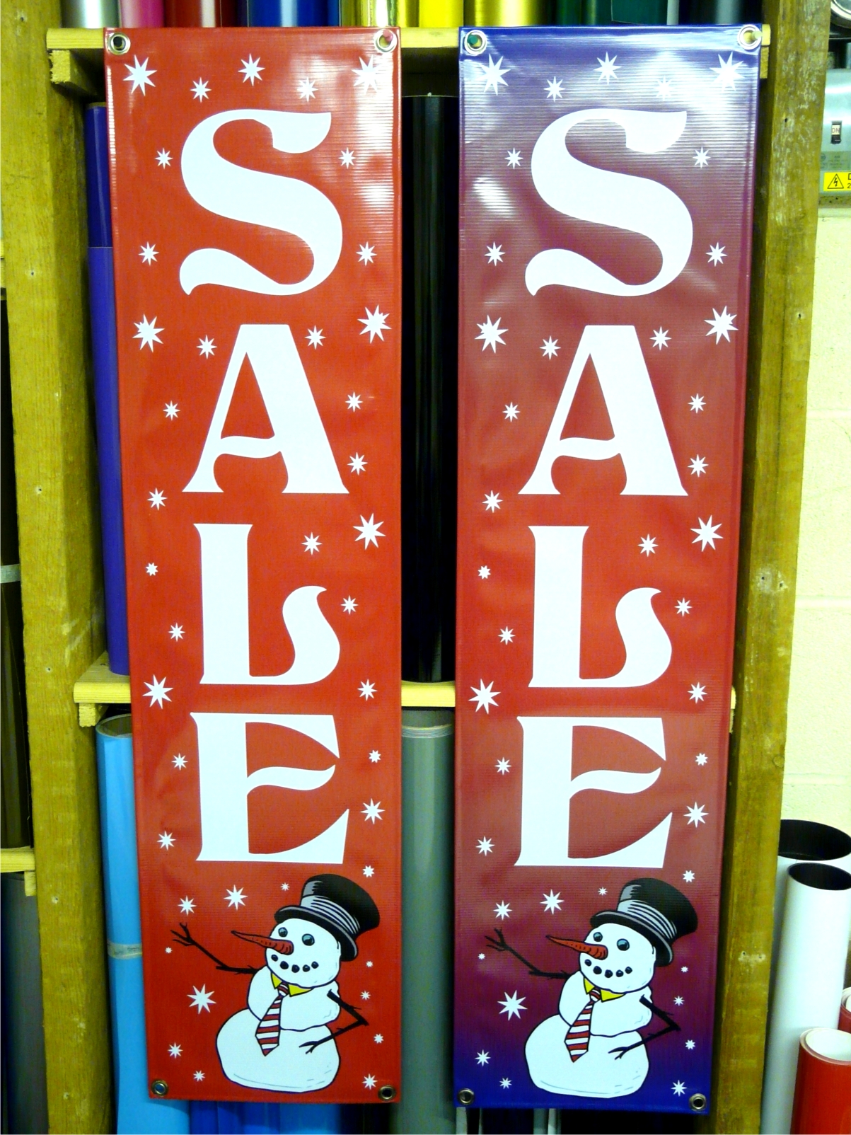 Xmas vertical Sale banner